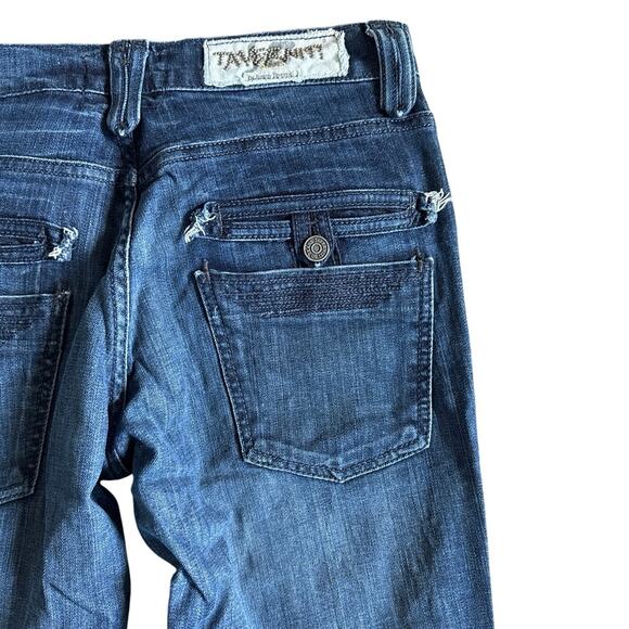 Women’s TAVERNITI SO Jeans Dark Wash Denim Boot Cut Mid-Rise Size 30 - Picture 5 of 9